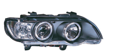 Angel Eye farovi BMW X5 Hro,CRNI 98-02 + MOTOR